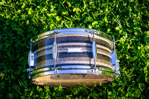 Standard Maple Multi-Stripe Glitter Snare