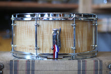 High Gloss Curly Maple & Gum Snare - 6.5x14